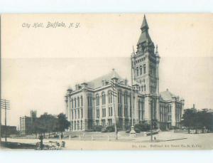 Unused Pre-1907 CITY HALL Buffalo New York NY Q1562