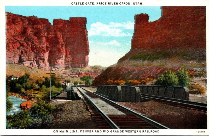 Utah Price River Canon Castle Gate