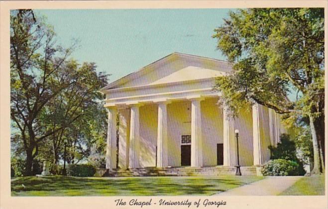 Georgia Athens The Chapel University Of Georgia 1963