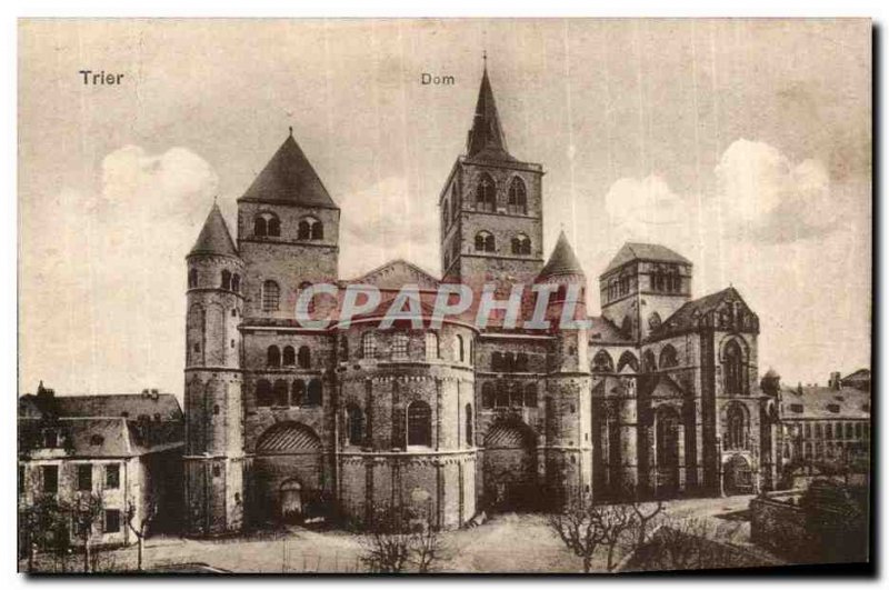 Germany Trier Old Postcard Dom