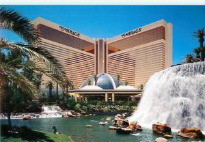 Mirage Resort Casino Volcano Waterfall Hotel Las Vegas Nevada Postcard  # 7285