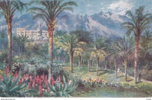 MONTE-CARLO , Monaco , 00-10s ; Les Jardins , Vue de l'Hotel Riviera-Palace ,...