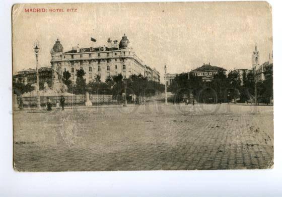 138282 Spain MADRID Ritz HOTEL Vintage postcard