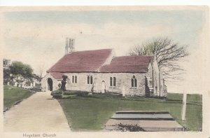 Lancashire Postcard - Heysham Church    W726