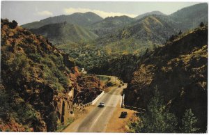 Ute Pass Colorado Springs Colorado Follows Old Indian Trail