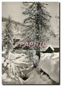 Postcard Modern Valloire (alt 1430m) for snowy