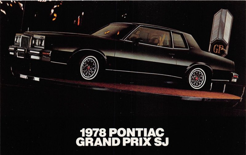 H47/ Automobile Car Postcard 1978 Pontiac Grand Prix SJ Advertisement 34