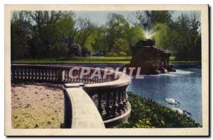 Postcard Old Montelimar Drome Public Garden Terrace