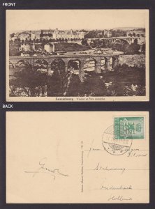 LUXEMBOURG, Postcard, Luxembourg, Pont Adolphe, RPPC