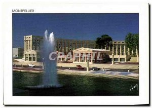 Postcard Modern Colors and Light of Herault Montpellier Esplanade d'Europe to...