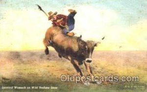 Western, Cowboy, Cowgirl Leonard Womach 1940 very light crease left top corne...