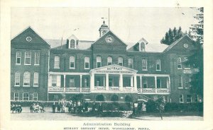 Postcard Pennsylvania Womelsdorf Bethany's Orphans Home Administration 23-4956