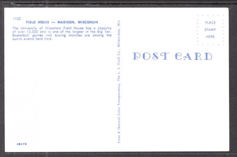 Field House,University of Wisconsin,Madison,WI