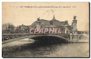 Postcard Old Paris 8 Pont Alexandre III