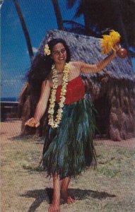 Hawaii Honolulu Beautiful Hula Dancer