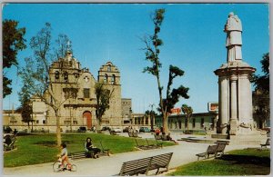 Santuario de Guadalupe Guadalajara Mexico Postcard Antonio Alcalde Statue H83