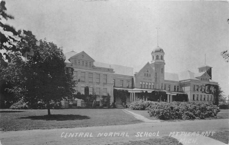 Mt Pleasant Michigan~Central Normal School~Note from Student~1925 RPPC