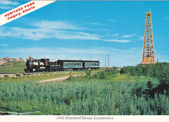 Canada Alberta Calgary 1905 Standard Gauge Locomotive Heritage Park