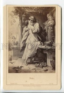 3185807 GOETHE Kiss Dora SPINDLE by KAULBACH old CABINET Card