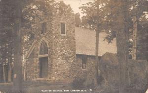 New London New Hampshire Wayside Chapel Real Photo Antique Postcard K45597