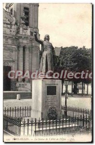 Postcard The Old Versailles Statue Of Abbe I'Epe