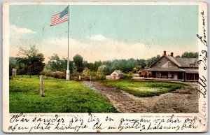 North Elba NY-New York, 1905 John Brown House Pathway & Grounds Vintage Postcard