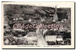 Postcard Old Saint Julien du Sault Yonne View from Vauguilain