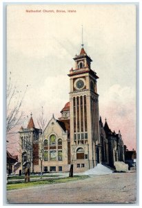 Boise Idaho ID Postcard Methodist Church Exterior View Building c1910 Unposted