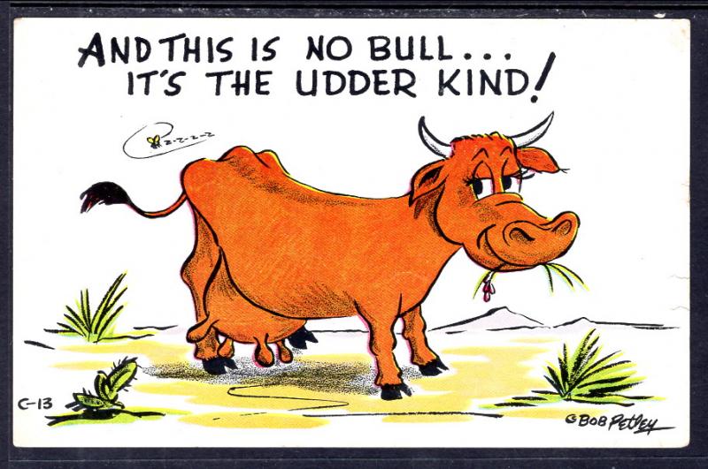 This in No Bull,The Udder Kind,Cow Comic BIN