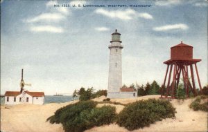 WESTPORT WA US Lighthouse c1910 Postcard