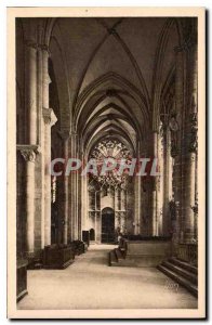Postcard Old La Douce France Carcassonne Interior of the Basilica of St. Nazaire