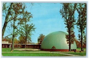 c1960s Robert T. Longway Planetarium Flint Michigan MI Unposted Vintage Postcard