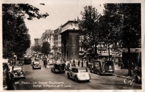 RPPC  Paris  France  Nestle Chocolate Sign  - Real Photo Postcard  c1930