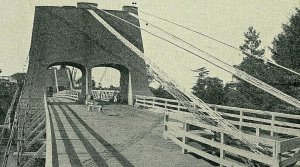 Postcard Antique View of Old Draw Bridge in Exeter, N. H.        S9