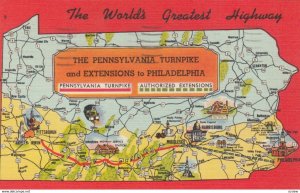 Turnpike , Pennsylvania , 30-40s ; MAP #2