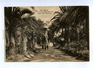 191063 Algeria ORAN Circle Officers Vintage postcard