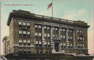 Passaic High School Passaic New Jersey Vintage Postcard C153