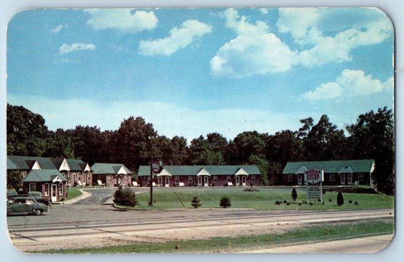 Baltimore Maryland MD Postcard Amoco Service Station Aerial View Building 1960