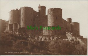 Wales Postcard - Harlech Castle, Merionethshire   RS28282