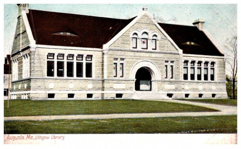 Maine  Augusta , Lithgow Library