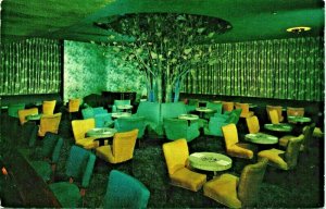 Purple Tree Restaurant Dining Room Int Savannah Georgia GA Chrome Postcard S21