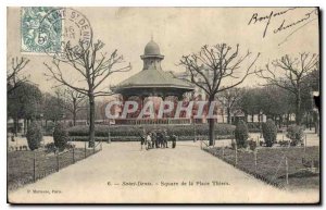 Postcard Old Saint Denis Square Place Thiers