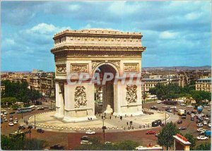 Modern Postcard Paris Arc de Triomphe