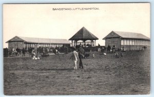 LITTLEHAMPTON, West Sussex UK ~ BANDSTAND c1910s-20s England Postcard