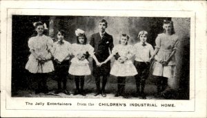 Seattle WA Jolly Entertainers Childrens Indust Home Vaudeville Vintage Postcard