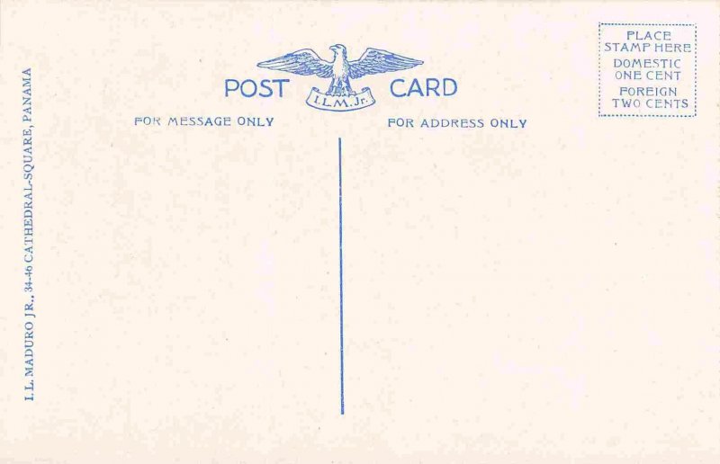 SS Buenos Aires Steamer Ship Pedro Miguel Lock Panama Canal 1920s postcard