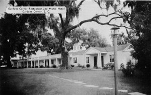 F87/ Gardens Corner South Carolina Postcard c40s Restaurant Motor Hotel