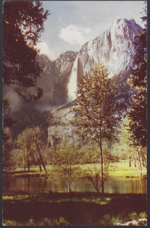 YOSEMITE FALLS 1958 YOSEMITE NATIONAL PARK