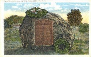 Memorial Boulder Nelson Park - Ossining, New York NY  