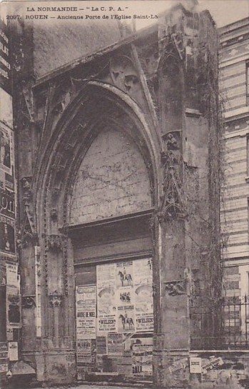 France Rouen Ancienne Port de l'Eglise 1917